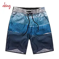מותאם אישית עיצוב משלך לוח מכנסיים קצרים מודפס עמיד למים כיסי גברים מכנסיים בגד ים החוף