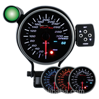 115Mm Ukuran Besar ODO Meter OLED Auto Gauge Depo Balap Membaca Mobil ECU Speedometer