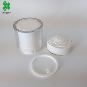 Bajo MOQ de lujo de 50g/de plástico de 50ml de acrílico Rosa <span class=keywords><strong>tapa</strong></span> de tarro de crema cosmética olla con Rosa <span class=keywords><strong>tapa</strong></span> bpa libre - Product Image 6