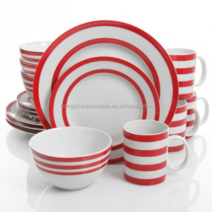 <span class=keywords><strong>Vaisselle</strong></span> de Noël en <span class=keywords><strong>porcelaine</strong></span> avec décalcomanies, 20 pièces (16 pièces pour la table) - Product Image 5