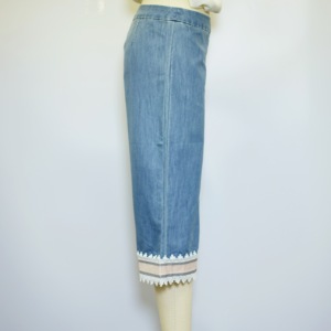 Best selling 2018 Korean style of Fall/Winter national tide with lace hemmed <b>pants</b> - Product Image 4