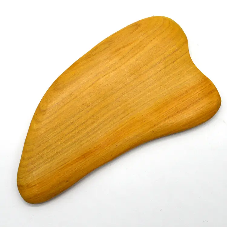 Ferramenta guasha madeira natural gua sha, rolo de madeira