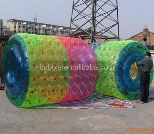 Надувная игрушка для аквапарка, большой надувной водный роликовый шар для людей