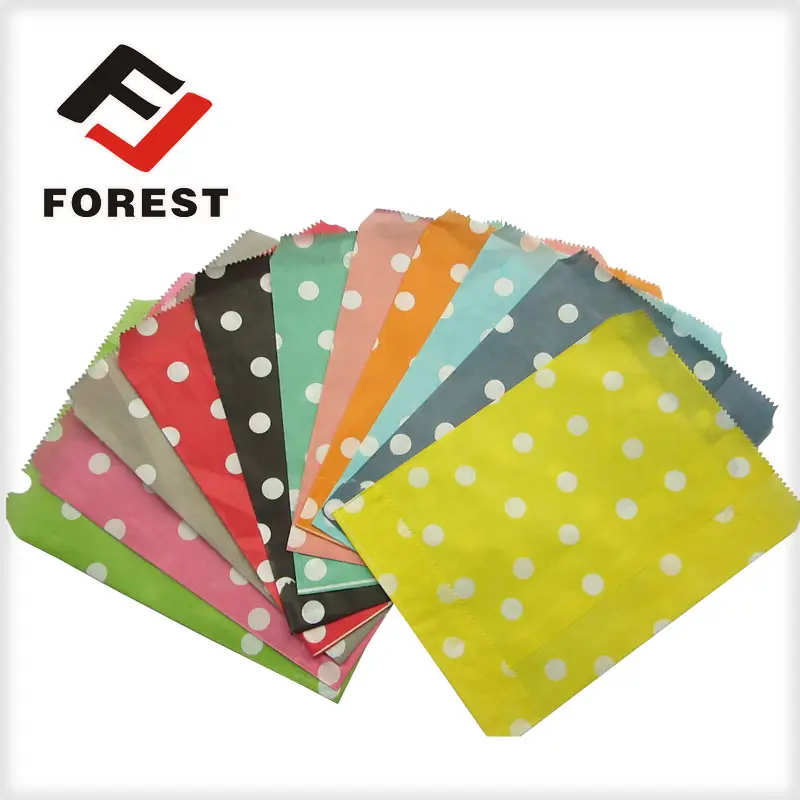 Party Gift Bags Candy-stripe Paper Gift Bags Great Party Bags Various Colours X 12 Food Top Customized Offset Printing Corn FL Coated Paper