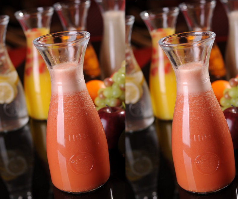 500ml Hot Sale Glass Jar /Glass Bottle for Ice Beverage Juice