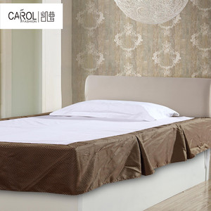 Alta calidad hotel Lino Plisada Básica Plisada falda de la cama - Product Image 3