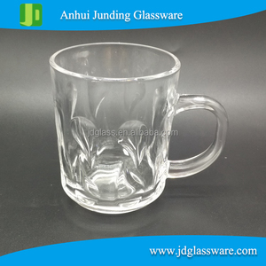 Bicchiere di <span class=keywords><strong>vetro</strong></span> <span class=keywords><strong>trasparente</strong></span> da 8 once <span class=keywords><strong>tazza</strong></span> di <span class=keywords><strong>vetro</strong></span> per bere tè o caffè bicchiere di birra - Product Image 4
