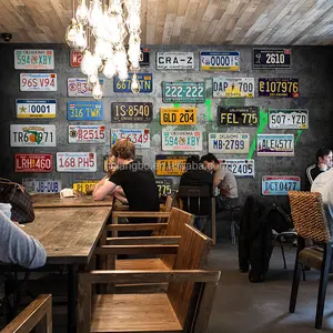 Европейские Ретро кирпичные обои росписи ресторан кафе снэк-бар фоновые обои
