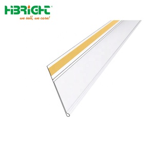 Siêu Thị Cửa Hàng Tạp Hóa Rõ Ràng Hiển Thị Nhựa Kênh Tag Label Chủ Dính Giá Chủ Dữ Liệu Strip - Product Image 2