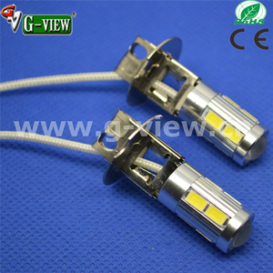 Coche de alto brillo led bombillas H3 Fog lámpara 5630smd Creechip con lente auto llevó la lámpara - Product Image 1