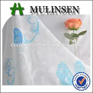 Shaoxing textile mulinsen ity tissu en mousseline de soie d'impression