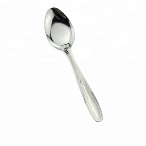 Elegante 303 Metal Dinnerware <span class=keywords><strong>Set</strong></span> 410 Máquina Polonês Utensílios de jantar com garfo colher - Product Image 5