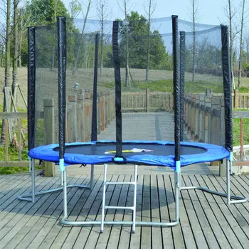 Professionale garden outdoor 8ft trampolino con rete di sicurezza per bambini