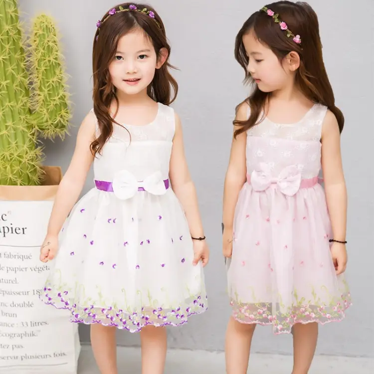 2017 Baby Girl Party Dress Children Designer One Pies Party Frocks Designs For Kids