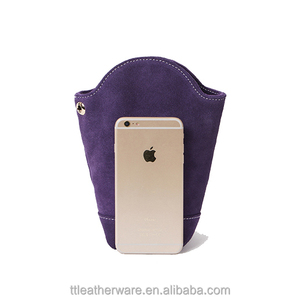 Bolso pequeño para teléfono de mujer, bandolera de piel de ante - Product Image 2