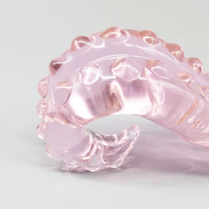 बनावट दिल के आकार महिलाओं के लिए सेक्स खिलौने गिलास <span class=keywords><strong>Dildo</strong></span> - Product Image 4