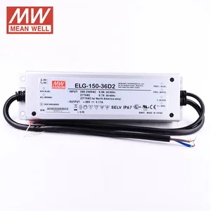 Cheap MEAN WELL 150w time dimming led driver ELG-150-36D2