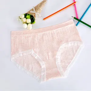 Cute Teen Girl Candy Color Sexy Female Underwear Women's Cotton Panties