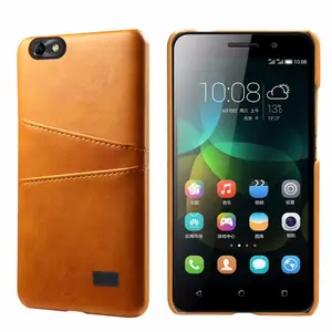 shockproof case leather for huawei honor 4c card cover