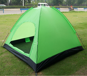 Tente de <span class=keywords><strong>camping</strong></span> imperméable pour 2 personnes, style populaire, pour loisirs en plein air, avec poteaux en fibre de verre, double couche - Product Image 3