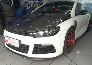 หลังการขายรถคาร์บอนไฟเบอร์ด้านหน้าอัตโนมัติฮู้ดสำหรับ VW <span class=keywords><strong>Scirocco</strong></span> R 2009up - Product Image 3