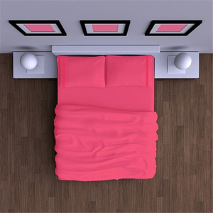 100% poliéster de microfibra suave cama hoja <span class=keywords><strong>funda</strong></span> Nórdica - Product Image 3
