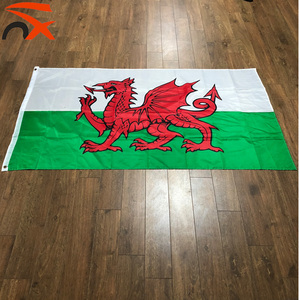 A buon mercato giallo <span class=keywords><strong>blu</strong></span> strisce rosse colombia grande <span class=keywords><strong>bandiera</strong></span> con 2 pcs erba anelli di tenuta - Product Image 4