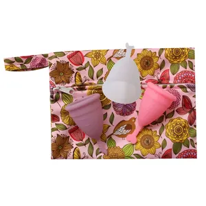 Menstruatie Cups Met 3 Kleuren Vrouwelijke Menstruatie Cup