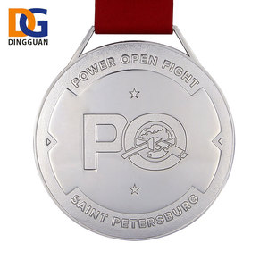 Médaille de Muay <span class=keywords><strong>Thai</strong></span> 3D personnalisée plaquée or avec cordon de ruban de sublimation - Product Image 6