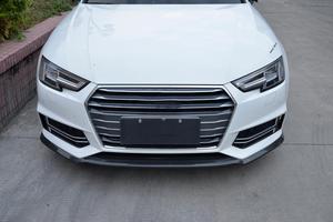 Lame de Spoiler avant S4 en Fiber de carbone Pure pour <span class=keywords><strong>Audi</strong></span>, <span class=keywords><strong>A4</strong></span> B9 <span class=keywords><strong>SLINE</strong></span> S4, 2018, <span class=keywords><strong>2019</strong></span> - Product Image 3