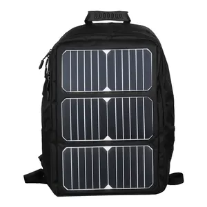 Sac à dos solaire étanche pour ordinateur, sac à dos solaire pour ordinateur portable 2016 Offre Spéciale