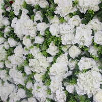 SPR bride bunga dedaunan hijau, pemasok latar belakang dinding bunga buatan grosir dekorasi acara pesta