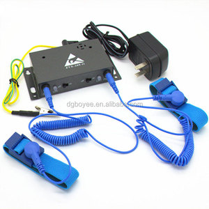 Thiết Bị Kiểm Tra Dây Đeo Cổ Tay Chống Tĩnh Điện Chống Tĩnh Điện 209-II Hai Đầu Ra Màn Hình Trực Tuyến Chống Tĩnh Điện Cho DIY Điện Tử Chống Tĩnh Điện - Product Image 5