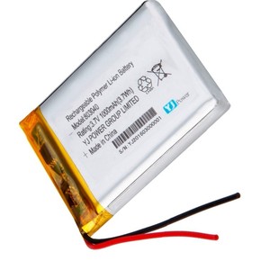 แบตเตอรี่ลิเธียมโพลิเมอร์แบบชาร์จได้ Li-ion 803040 3.7v 1000mah - Product Image 3