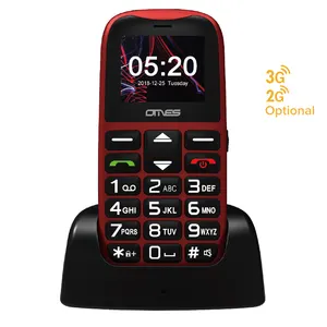 Mobile Phone Manufacturer 3G Old Man Senior Phone With Camera Supports GPRS Positioning, SOS, Cradle Charger