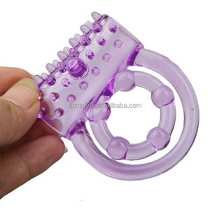 Mini Vibrator Doppel Vergnügen <span class=keywords><strong>Penis</strong></span> Anregende Vibrierende <span class=keywords><strong>Penis</strong></span> Ring Sex Produkte für Erwachsene Cock Ringe Cock ring für Mann - Product Image 6