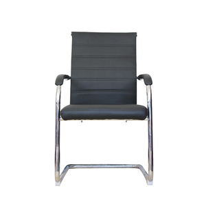 Chaise de <span class=keywords><strong>bureau</strong></span> <span class=keywords><strong>sans</strong></span> roulettes, style moderne et économique, dossier haut, siège en cuir PU, 2026 - Product Image 4