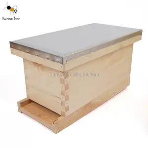 Caja nuc de madera para colmena de abejas, caja nuc