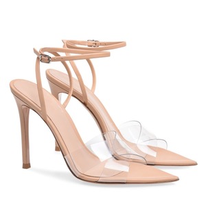 HMS126 Nuovissimi Sandali da Donna in PVC <span class=keywords><strong>Trasparente</strong></span> <span class=keywords><strong>con</strong></span> <span class=keywords><strong>Tacco</strong></span> Alto, <span class=keywords><strong>Scarpe</strong></span> Estive <span class=keywords><strong>con</strong></span> Aumento di Altezza - Product Image 4