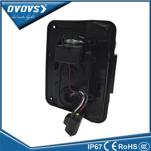 OVOVS Nueva Europa Tipo LED Luz Trasera 12 V Cola de Freno de Torneado, Luz de Marcha Atrás Para Wrangler 07-16 - Product Image 2