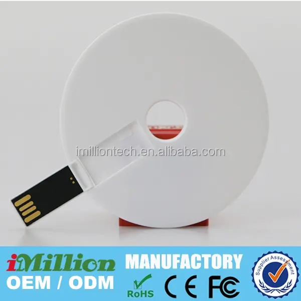 CD usb 2.0 حملة القلم/CD على شكل فلاشة مزودة بفتحة يو إس بي القرص