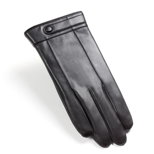 Touch Screen caldo ecologico che guida guanti da uomo in vera pelle - Product Image 4