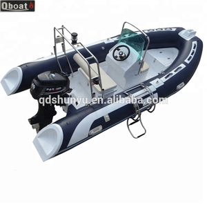 <span class=keywords><strong>Bateau</strong></span> <span class=keywords><strong>semi</strong></span>-<span class=keywords><strong>rigide</strong></span> gonflable à coque en fibre de verre avec moteur <span class=keywords><strong>hors</strong></span>-<span class=keywords><strong>bord</strong></span> de 420 cm, année 2022 - Product Image 5