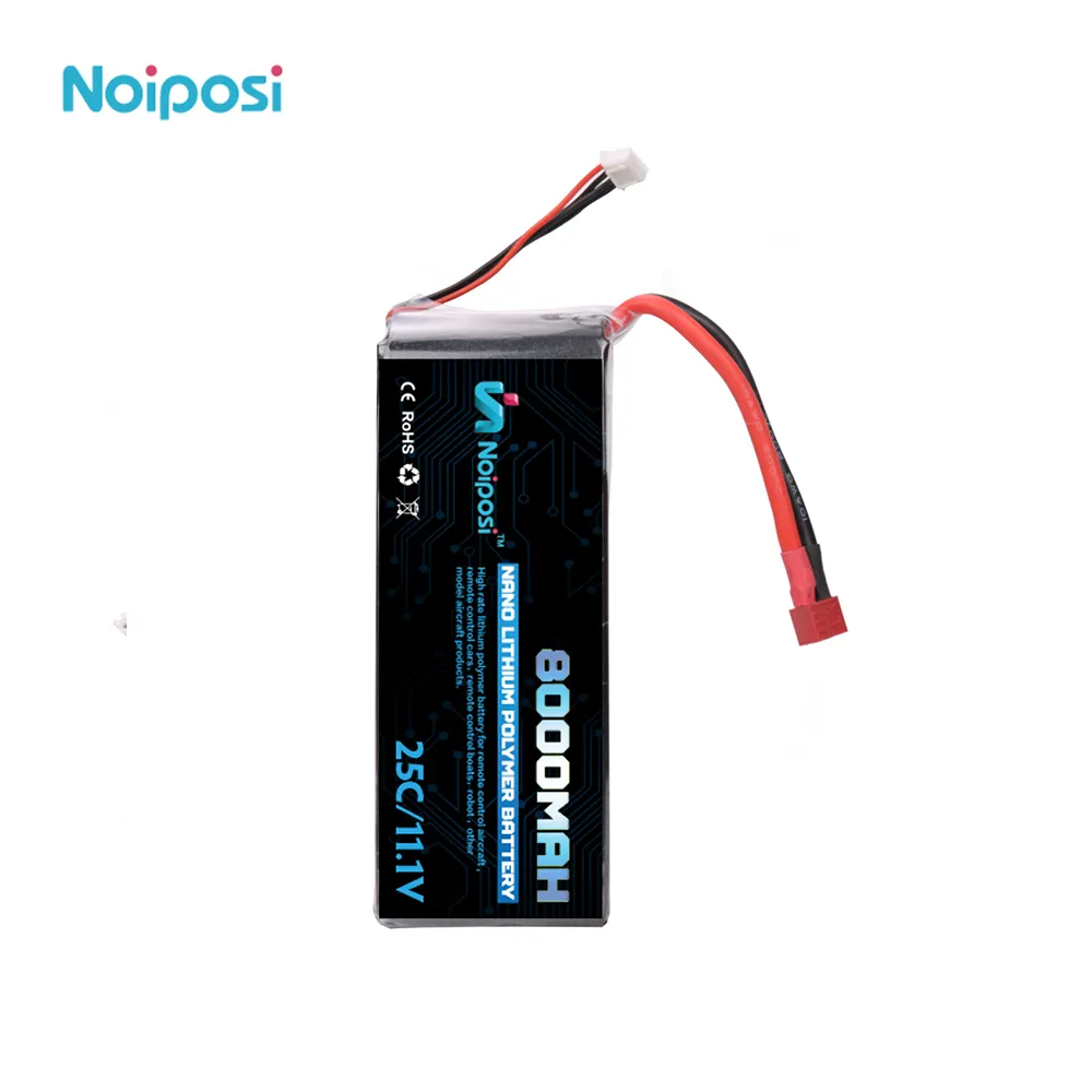 Shenzhen 11.1 V 3S 25C Baterai Lipo 8000Mah untuk Rc Helikopter UAV