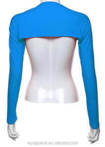 थोक ठोस रंग की सूती जर्सी ने मोलिम महिला हिजाब स्कार्फ आस्तीन - Product Image 5