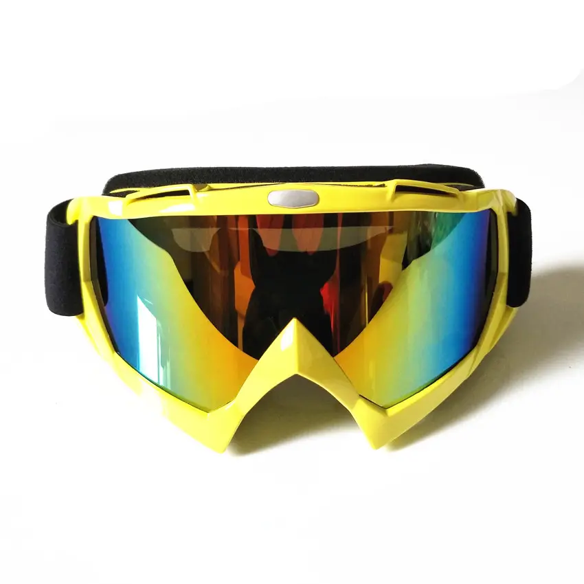 Outdoor Sport Radfahren Fahrrad Motorrad Sonnenbrille Snowboard Staub dichte Brille Ski brille Schutzbrille Gelb