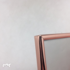 Cornice in acciaio inossidabile con cornice in oro rosa con struttura in metallo di dimensioni personalizzate - Product Image 3