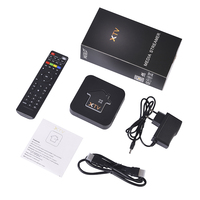 2019 nuevo modelo Android 6.0.1 Meelo + XTV 1 + 8GB Iptv Set Top Box Android Tv Box negro 4K Quad Core USB 2,0 8GB Amlogic S905X