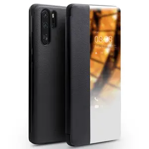 QIALINO Penutup Ponsel Kulit Baru 2019 untuk Casing Huawei P30 Pro