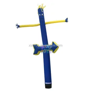 Plain Blue air dancer with arrow, inflatable dancing tube man for promotion advertising event